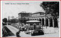 Stazione di Porta Nuova ai Tempi della ferrovia Carignano- Moretta Saluzzo.